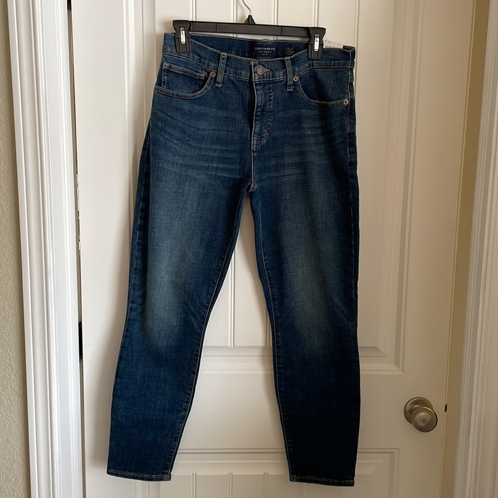 NWT Lucky Brand mid rise skinny jeans size 10/30